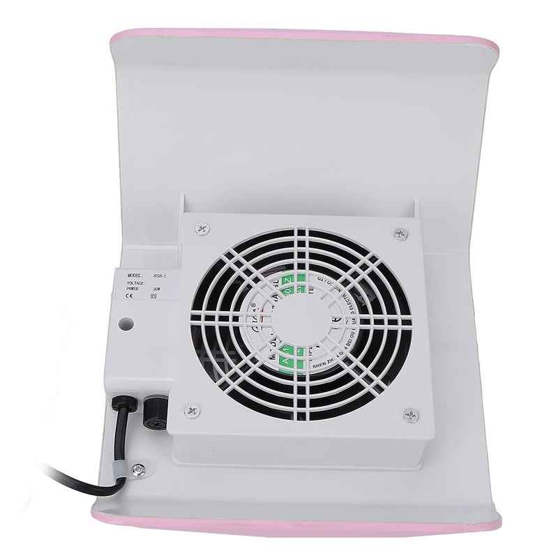 woobles Nail Dust Collector Machine, Upgraded Powerful Nail Dust Vacuum Extractor Suction Fan Manicure Machine for Acrylic Nails Removal (US) - Image 5
